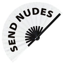 Send Nudes Bamboo Hand Fan
