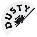 Dusty Bamboo Hand Fan