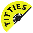 Titties Bamboo Hand Fan