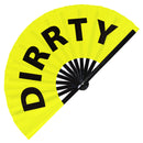 Dirrty Bamboo Hand Fan