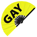 Gay Bamboo Hand Fan