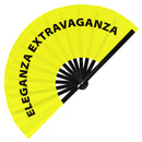 Eleganza Extravaganza Bamboo Hand Fan