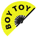 Boy Toy Bamboo hand fan