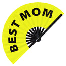 Best Mom Bamboo hand fan