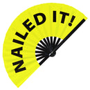 Nailed It! Bamboo Hand Fan