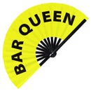 Bar Queen Bamboo hand fan