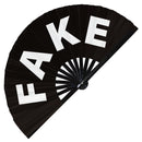 Fake Bamboo Hand Fan