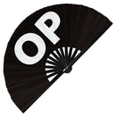 OP Bamboo Hand Fan