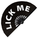 Lick Me Bamboo Hand Fan