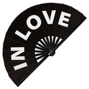 In Love Bamboo Hand Fan