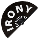 Irony Bamboo Hand Fan