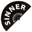 Sinner Bamboo Hand Fan