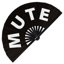 Mute Bamboo Hand Fan