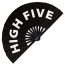 High Five Bamboo Hand Fan