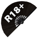 R18+ Bamboo Hand Fan