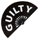 Guilty Bamboo Hand Fan