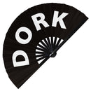 Dork Bamboo Hand Fan