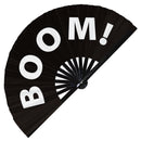 Boom! Bamboo hand fan