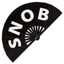 Snob Bamboo Hand Fan