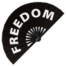 Freedom Bamboo Hand Fan