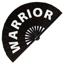 Warrior Bamboo hand fan