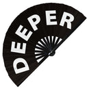 Deeper Bamboo Hand Fan