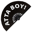 Atta Boy! - Bamboo hand fan