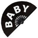 Baby Bamboo hand fan