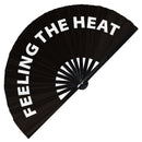 Feeling The Heat Bamboo Hand Fan