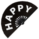 Happy Bamboo Hand Fan