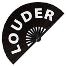 Louder Bamboo Hand Fan