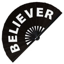 Believer Bamboo hand fan