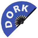Dork Bamboo Hand Fan