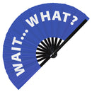 Wait... What? Bamboo hand fan