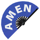 Amen Bamboo Hand Fan