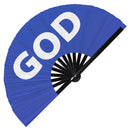 God Bamboo Hand Fan
