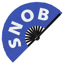 Snob Bamboo Hand Fan