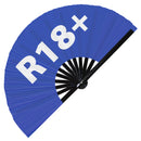 R18+ Bamboo Hand Fan
