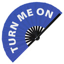 Turn Me On Bamboo Foldable Hand Fan