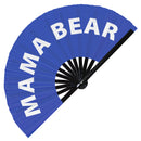 Mama Bear Bamboo Hand Fan