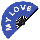 My Love Bamboo Hand Fan