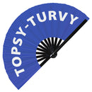 Topsy-Turvy Bamboo Hand Fan