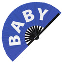 Baby Bamboo hand fan