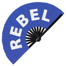 Rebel Bamboo Hand Fan