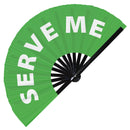Serve Me Bamboo Hand Fan