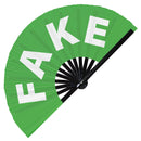 Fake Bamboo Hand Fan