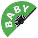 Baby Bamboo hand fan