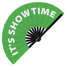 It's Showtime Bamboo Hand Fan