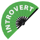 Introvert Bamboo Hand Fan