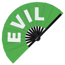 Evil Bamboo Hand Fan